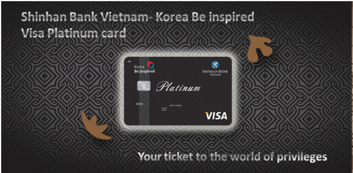 Thẻ Visa Platinum Shinhan