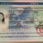 Mẫu visa Peru