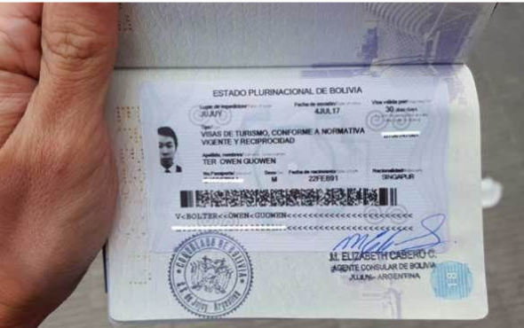 Cách xin visa bolivia du lịch tự túc