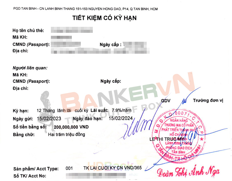 Sản Phẩm Cho Vay Chứng Minh Tài Chính Hdbank - Bankervn
