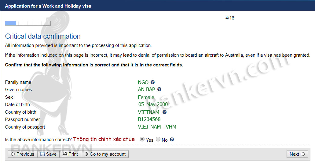hướng dẫn tự làm visa 462 úc online 7