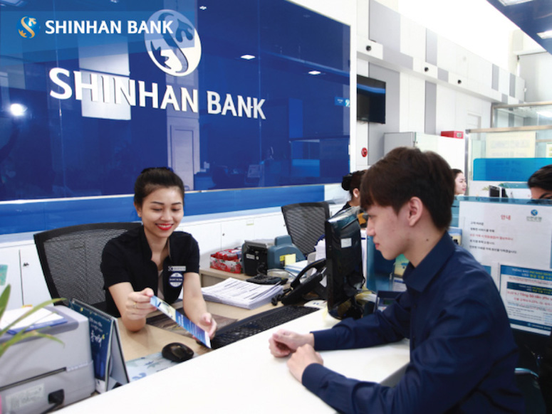 dịch vụ chứng minh tài chinh Shinhan Bank