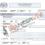 Hướng dẫn điền đơn xin visa Malaysia