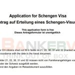 Hướng dẫn điền đơn xin visa Thụy Sĩ