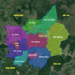 Bản đồ các huyện Bình Phước mới nhất