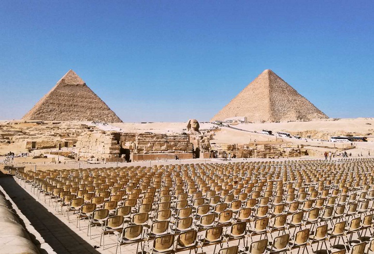 Quần thể kim tự tháp Giza và tượng Đại nhân sư