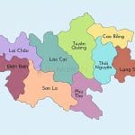 Bản đồ vùng Trung du và miền núi phía Bắc mới sau sáp nhập